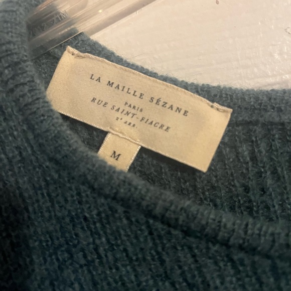 Sezane Gaspard Cardigan Sage - Picture 4 of 6